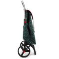 Rolser I-Max Wild big wheel folding trolley - Green aluminium chassis - Removable wheels - R-IMX568-1002