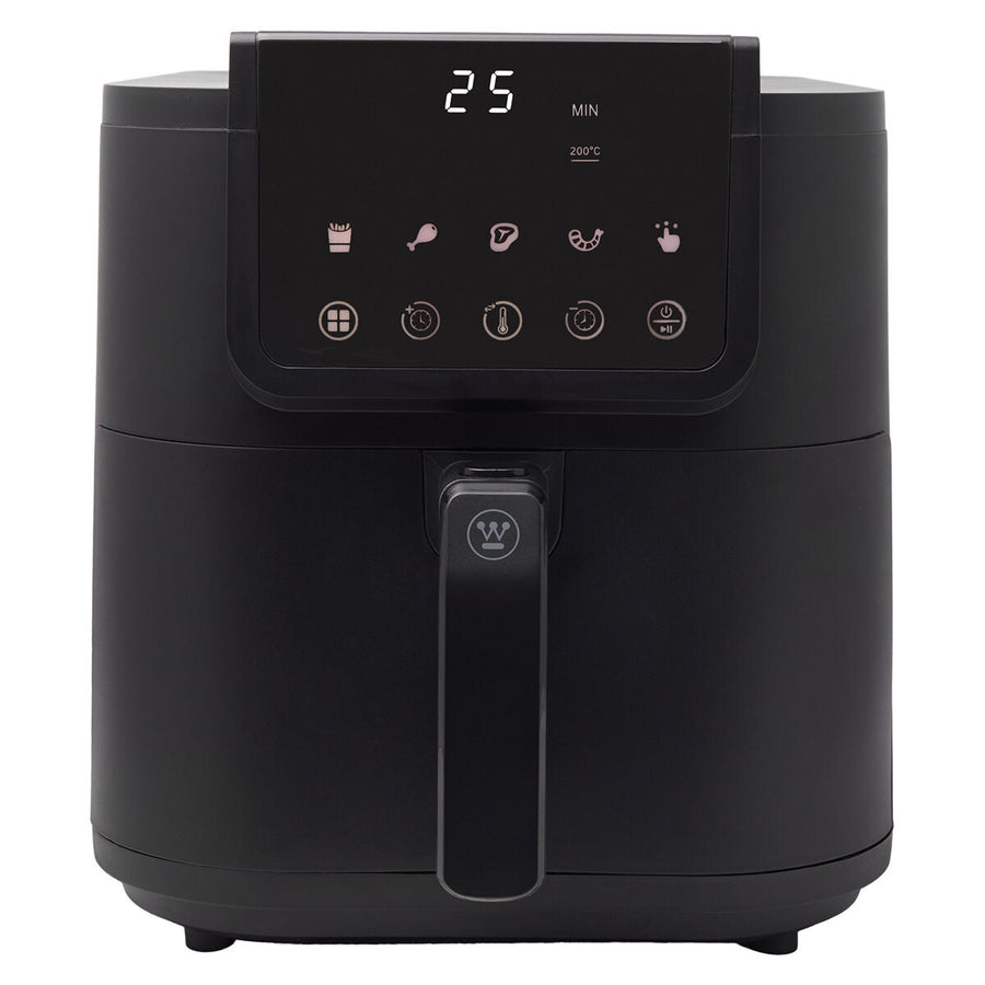 Westinghouse Slimline 8L Air Fryer - Black, Digital Touchscreen, Long-Slot Basket - WHOF09K