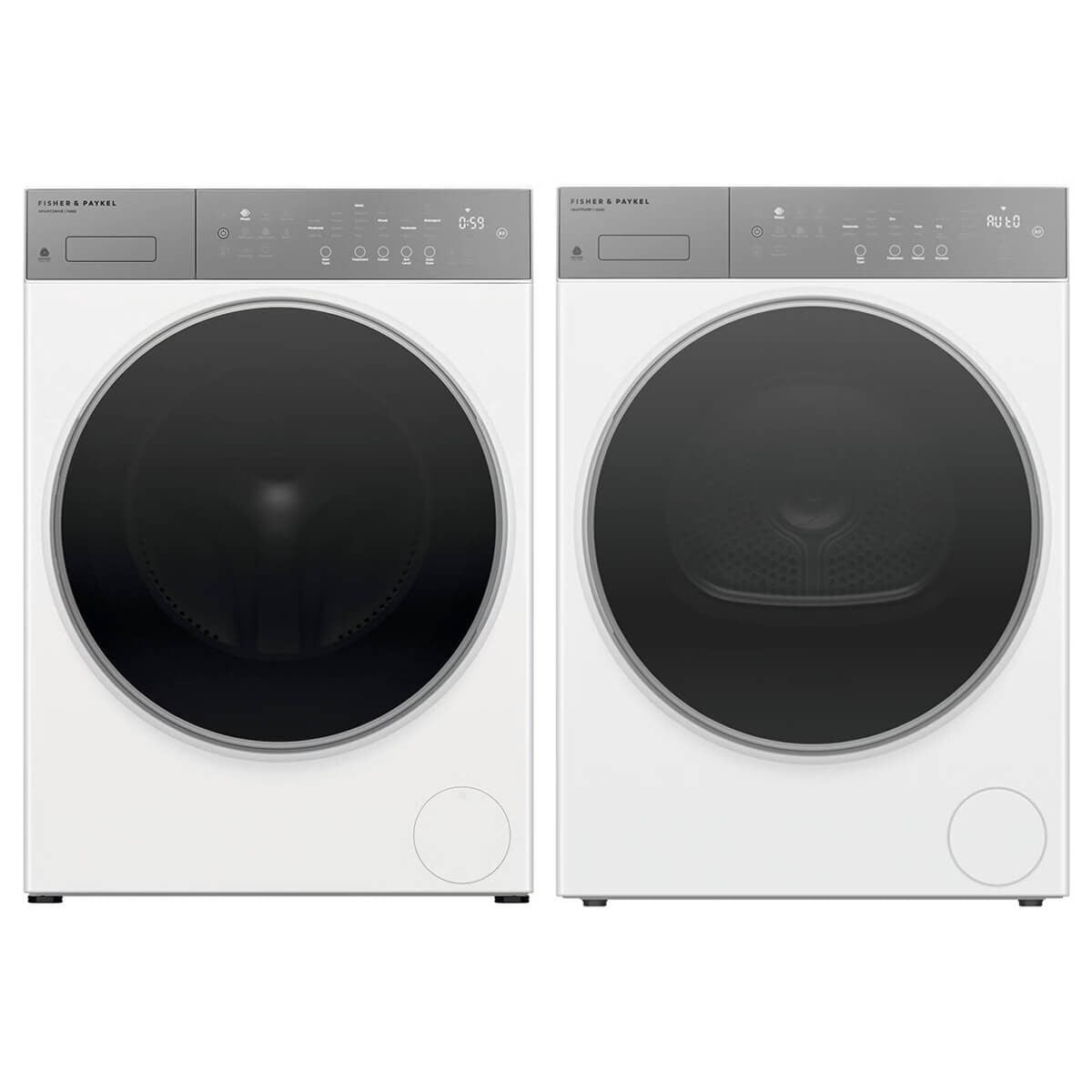 Fisher & Paykel Series 5 10kg Front Load Washer and 10kg Heat Pump Dryer Package - WH1060P5DH1060P5