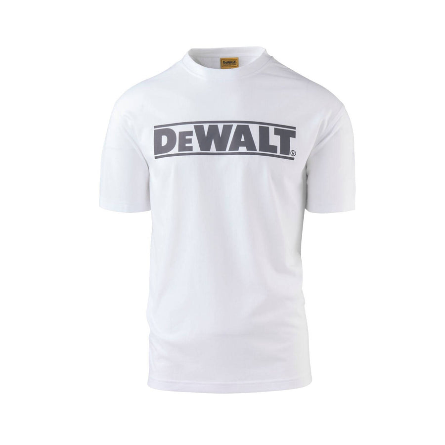 DEWALT White Oxide Crew Neck Shirt - Men's Size XL, Cotton Polyester