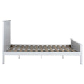 Ostro Furniture Sophia single bed frame - white rubberwood timber with plywood slats - 20003020