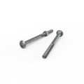 Zenith M12 x 180mm Hot Dip Galvanised Cup Head Bolt and Nut - Each