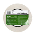 CUSTOMpine 21mm x 50m White Iron On Preglued Melamine Edgetape