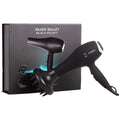 Silver Bullet Black Velvet hair dryer 2000W - long-life motor, three heat settings, diffuser - 900469