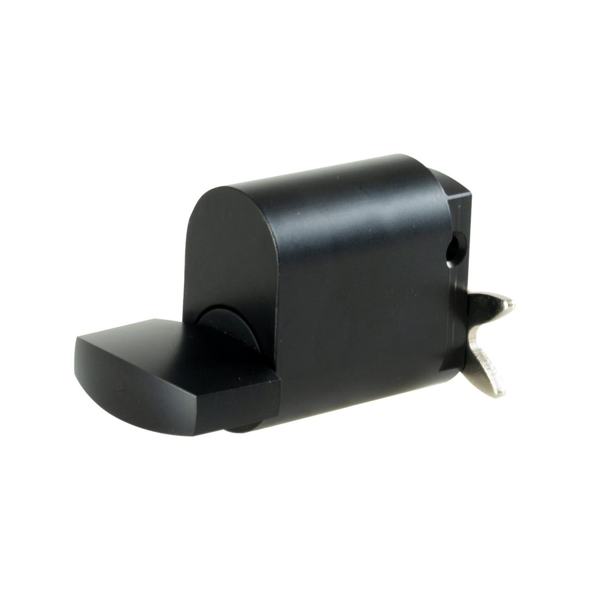 Rolltrak Commercial Security Oval Turnsnib Lock - Matte Black - 6 Pin Design - Rabbit Cam - 10 Year Guarantee - 18mm x 31mm x 53mm - SuperSaverAU - view 1