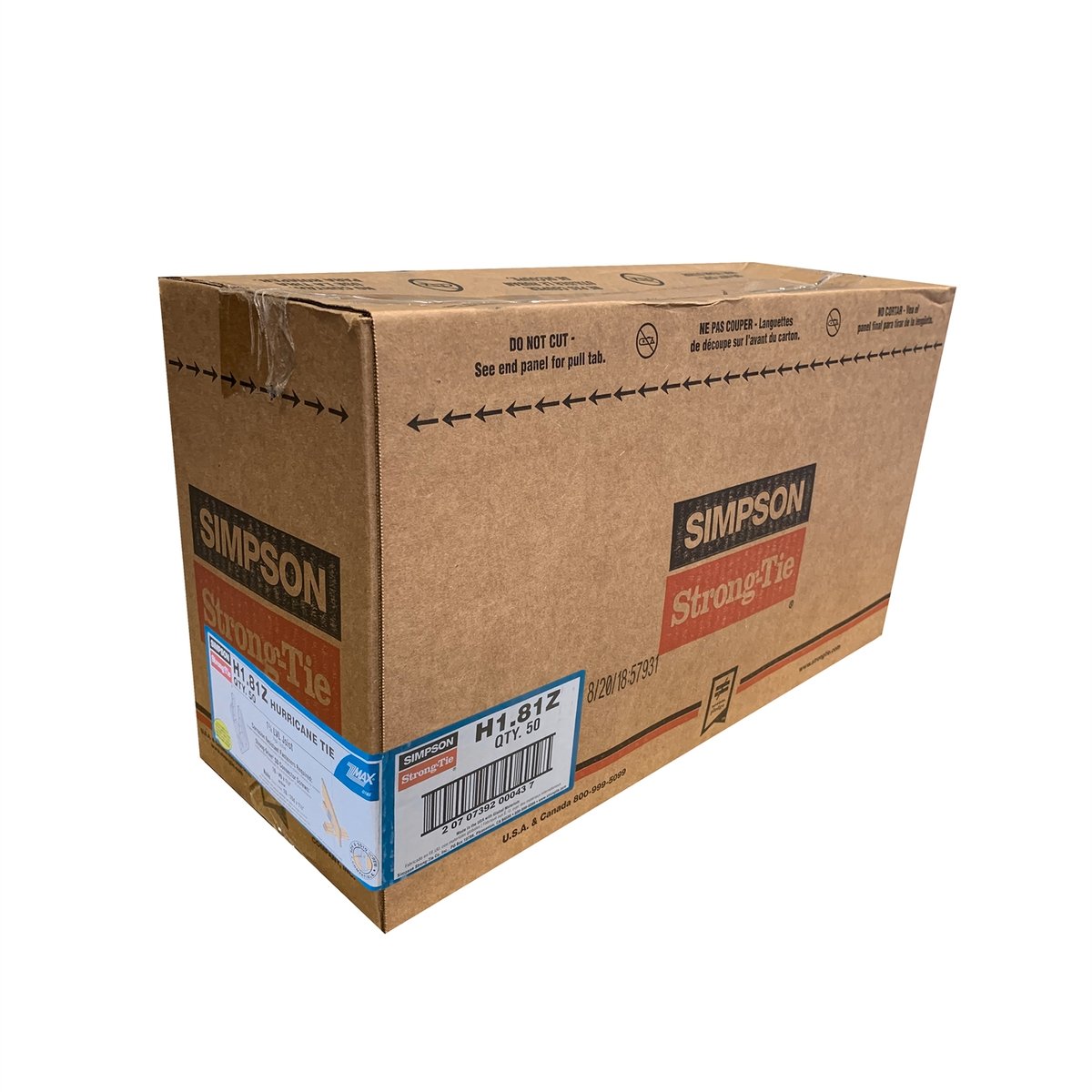Simpson Strong Tie Hurricane Tie - 135 x 135 x 21mm - 50 Pack - Grey - SuperSaverAU - view 2