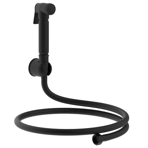 Evekare 1 2m Matte Black PVC Bidet Spray with Holder - Lead-Free - Wall-Mounted - SuperSaverAU - view 1