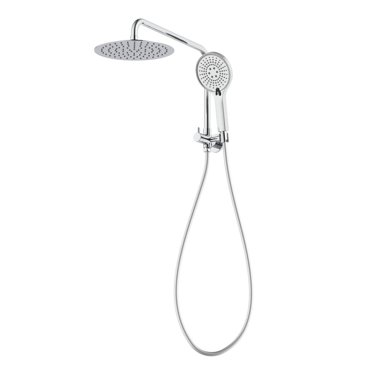 Mondella Resonance Chrome 5 Function Hand Shower & 1/2 Twin Shower Set - 420mm x 90mm x 410mm - 3 Star WELS 9L/min - SuperSaverAU - view 1