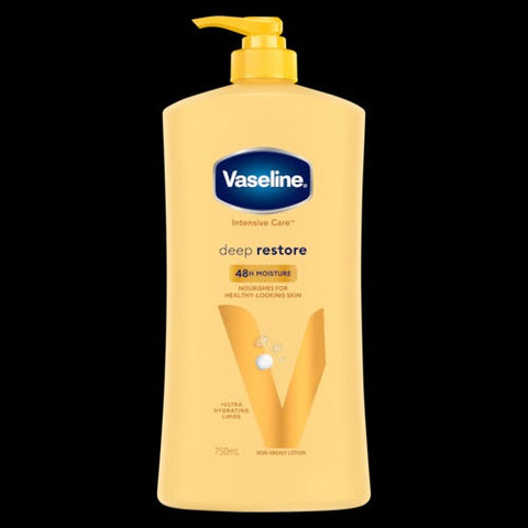 Vaseline Intensive Care Deep Restore Body Lotion 3 x 750ml - SuperSaverAU - view 1