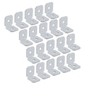Carinya Galvanised Angle Make a Bracket 20 Pack - 25x25x20mm - Silver - SuperSaverAU - view 3