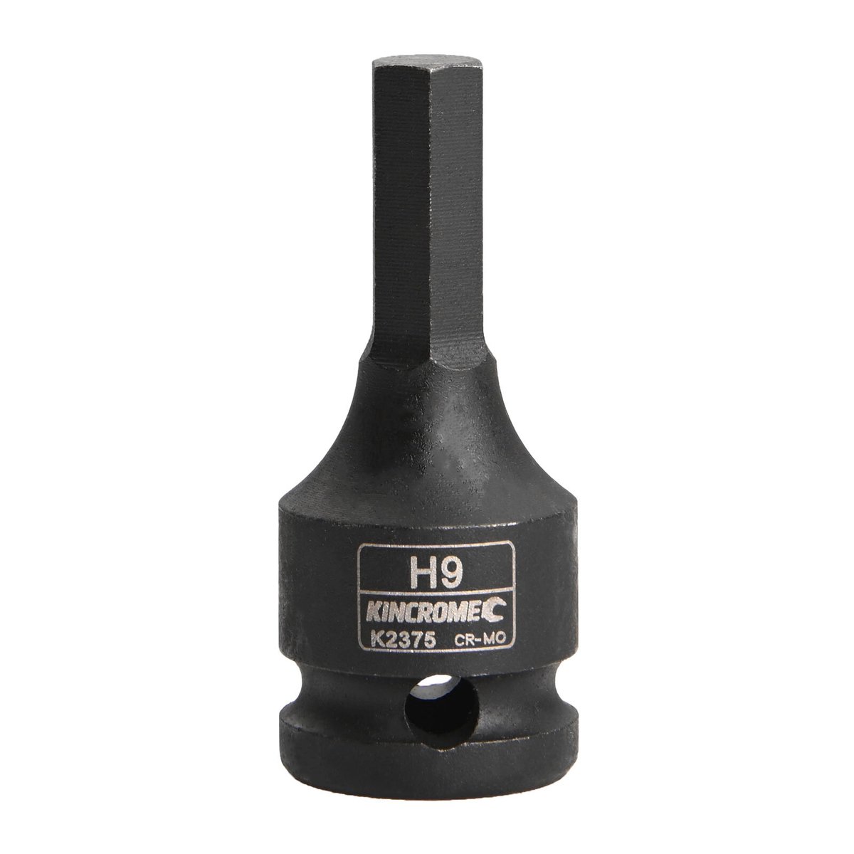 Kincrome 9mm 1/2" Drive Hex Impact Socket 60mm Cr-Mo Black - SuperSaverAU - view 1