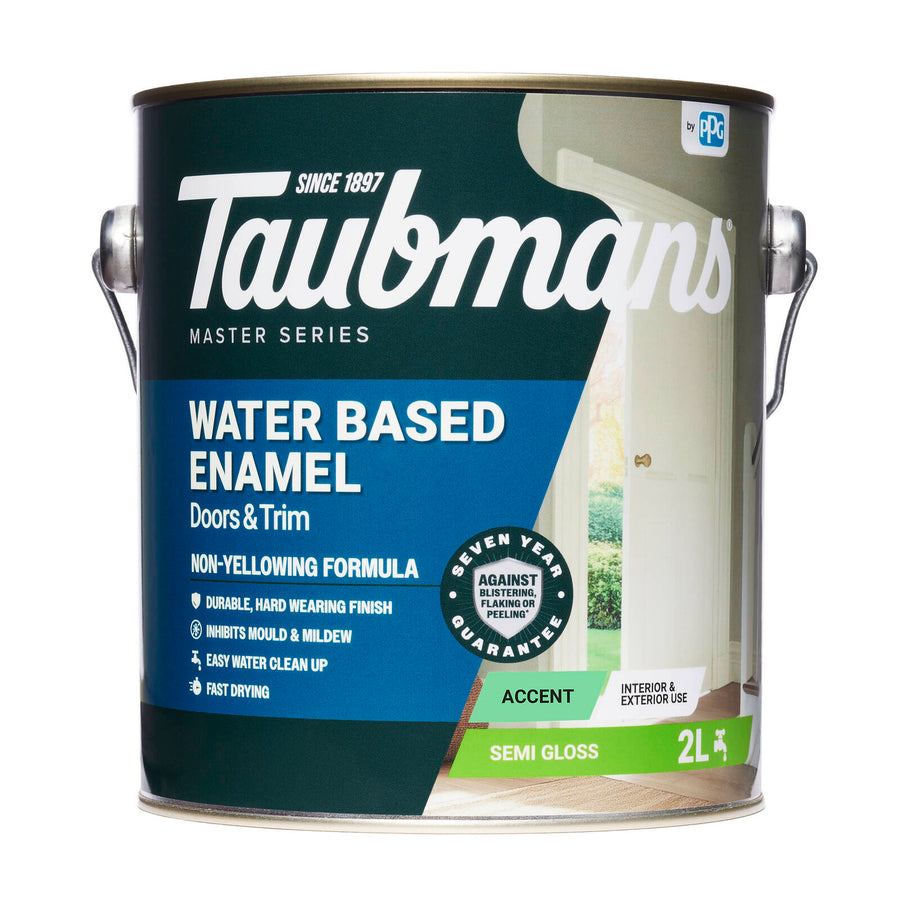 Taubmans 2L Accent Semi Gloss Water Based Enamel Paint