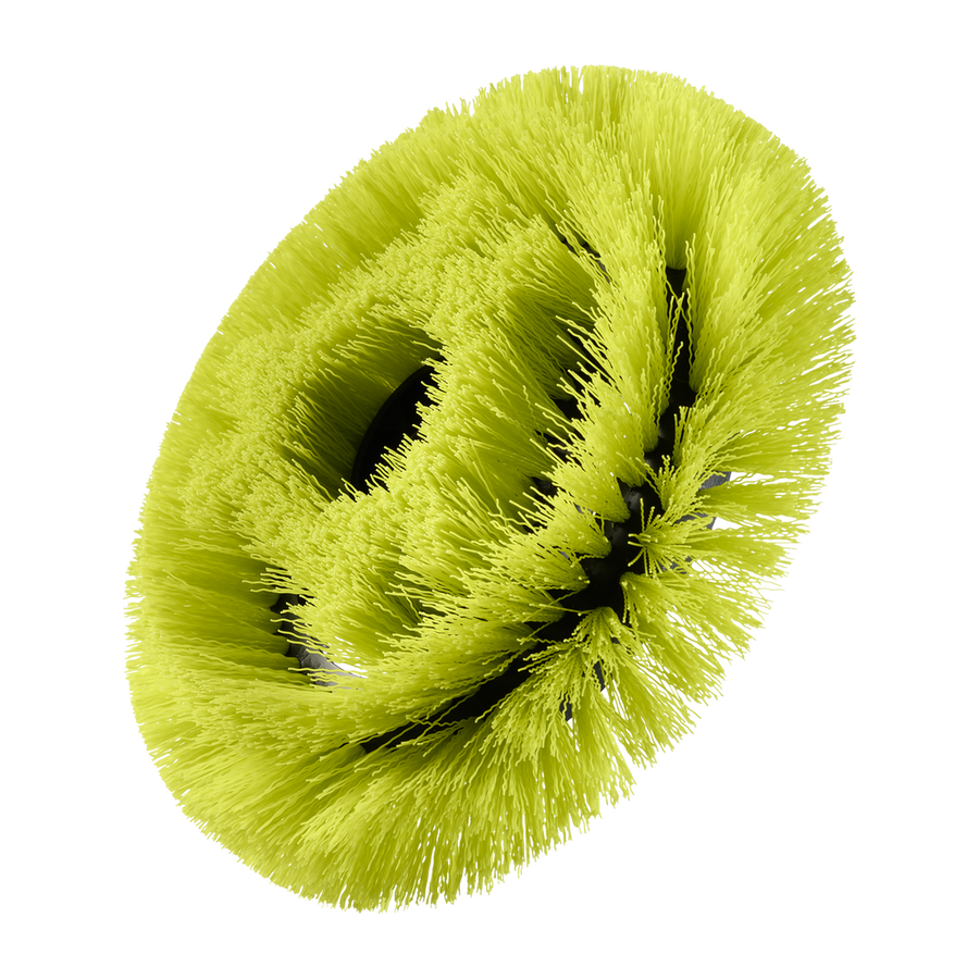 Ryobi Power Scrubber Brush - 178mm Medium Bristle - Effective Stain Removal - SuperSaverAU - view 1
