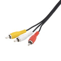 Antsig 3m Audio Visual Cable 3 RCA to 3 RCA - Durable Black PVC - 480i Video Output - SuperSaverAU - view 1