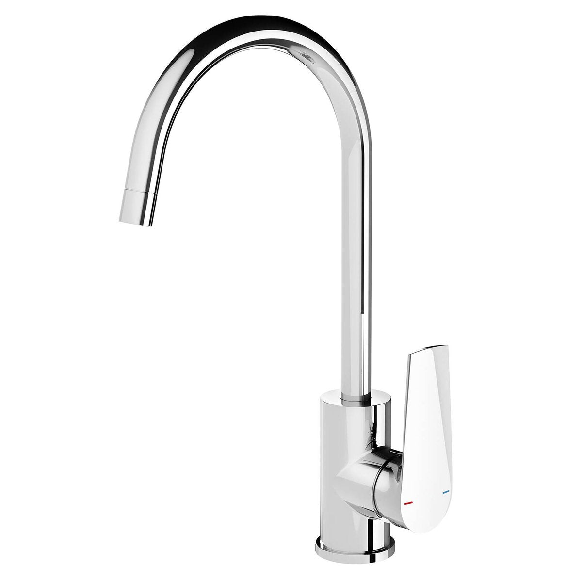 Phoenix Chrome Bailey Sink Mixer - 360° Swivel Spout - Lead-Free Brass - 99mm x 370mm x 237mm - SuperSaverAU - view 1