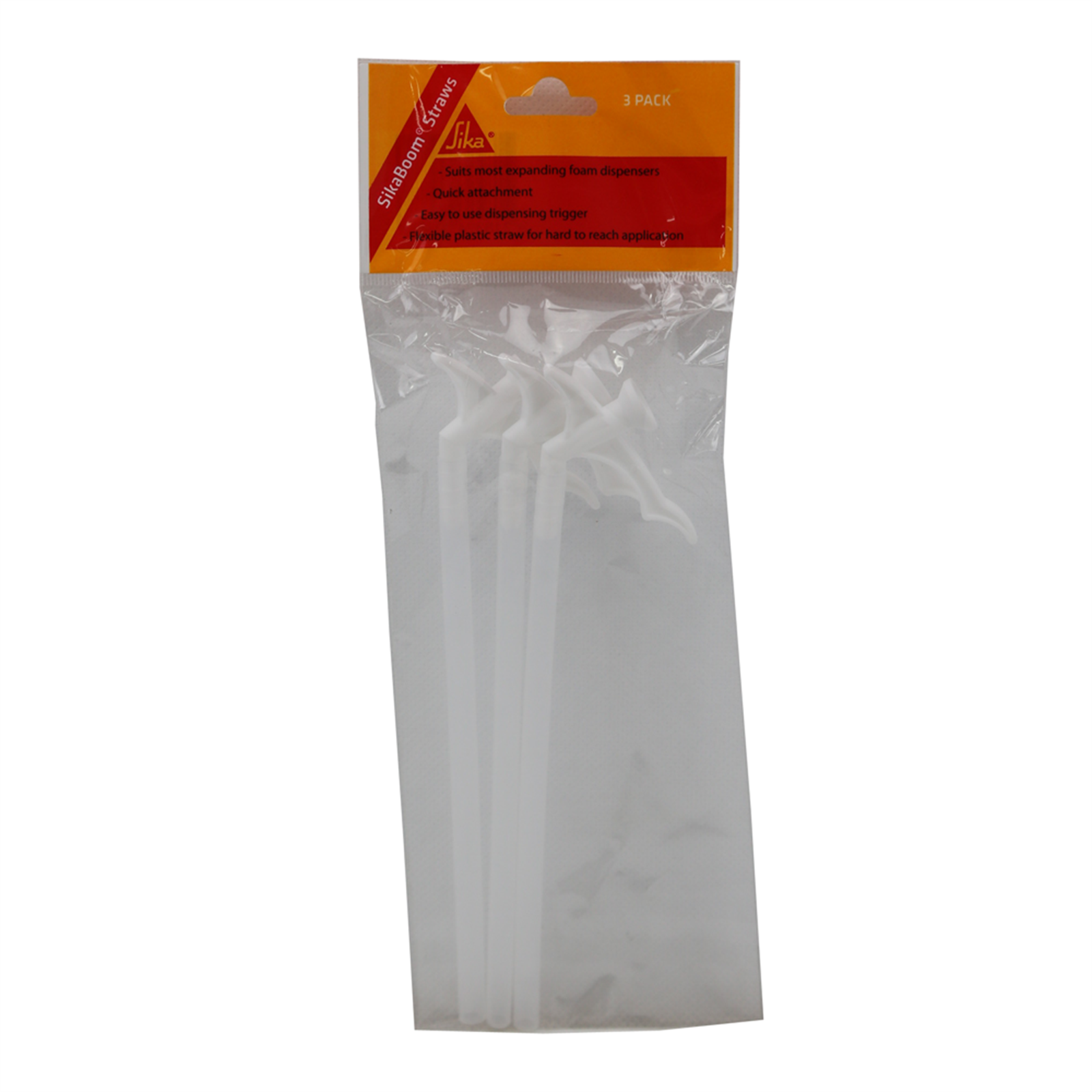 Sika SikaBoom Straws 3 Pack - Expanding Foam Applicator Straws