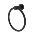 Caroma Matte Black Cosmo Towel Ring 175mm x 45mm x 55mm - Black - SuperSaverAU - view 1
