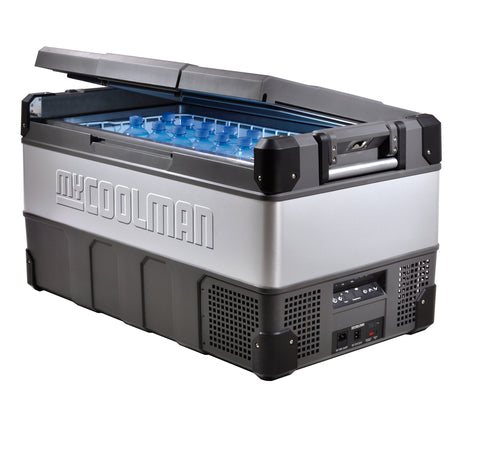 myCOOLMAN 105L portable fridge - Bluetooth app control, USB port, 12/24V DC compressor - CCP105