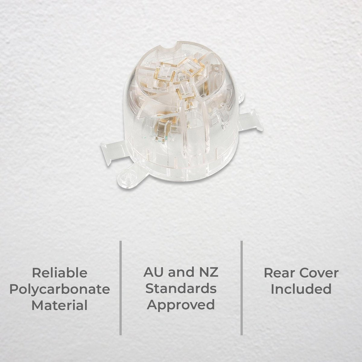 Deta 10A Miniature Plug Base - 10 Pack - Polycarbonate - Easy Install - SuperSaverAU - view 3
