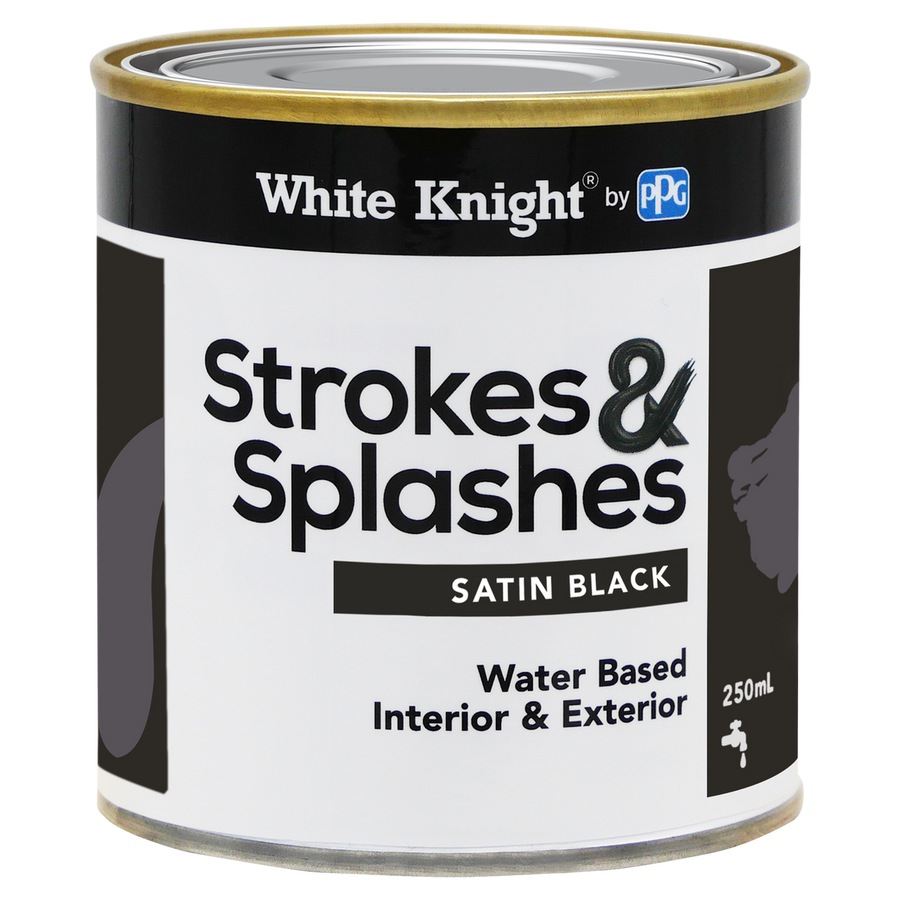 White Knight Strokes and Splashes - 250ml - Water Based - Quick Drying - SuperSaverAU - view 1