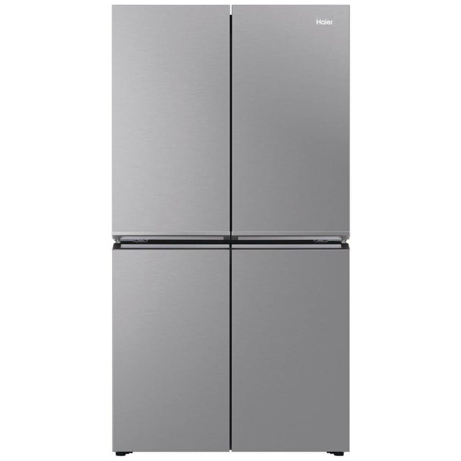 Haier 623L Quad Door Fridge - Satina Silver - 4.5 Star Energy Rating - Wi-Fi Enabled - HRF680YS