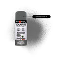 White Knight Squirts Metallic Charcoal Gloss Spray Paint 310g - Solvent-Based, UV Resistant