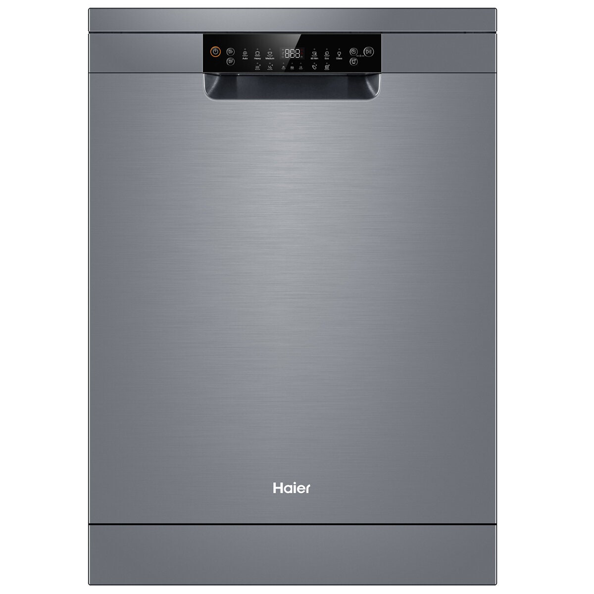 Haier 60cm Freestanding Dishwasher - 15 Place Settings - Stainless Steel / Silver - Wi-Fi Control - HDW15F2S1