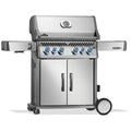 Napoleon Rogue Pro-S 525 4 Burner LPG Freestanding BBQ - Silver - Side Burner - RPS525RSIBPSS-2-AU