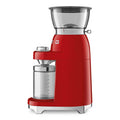 Smeg 50's retro style coffee grinder - red - 240g bean hopper - 50 grinding steps - CGF03RDAU