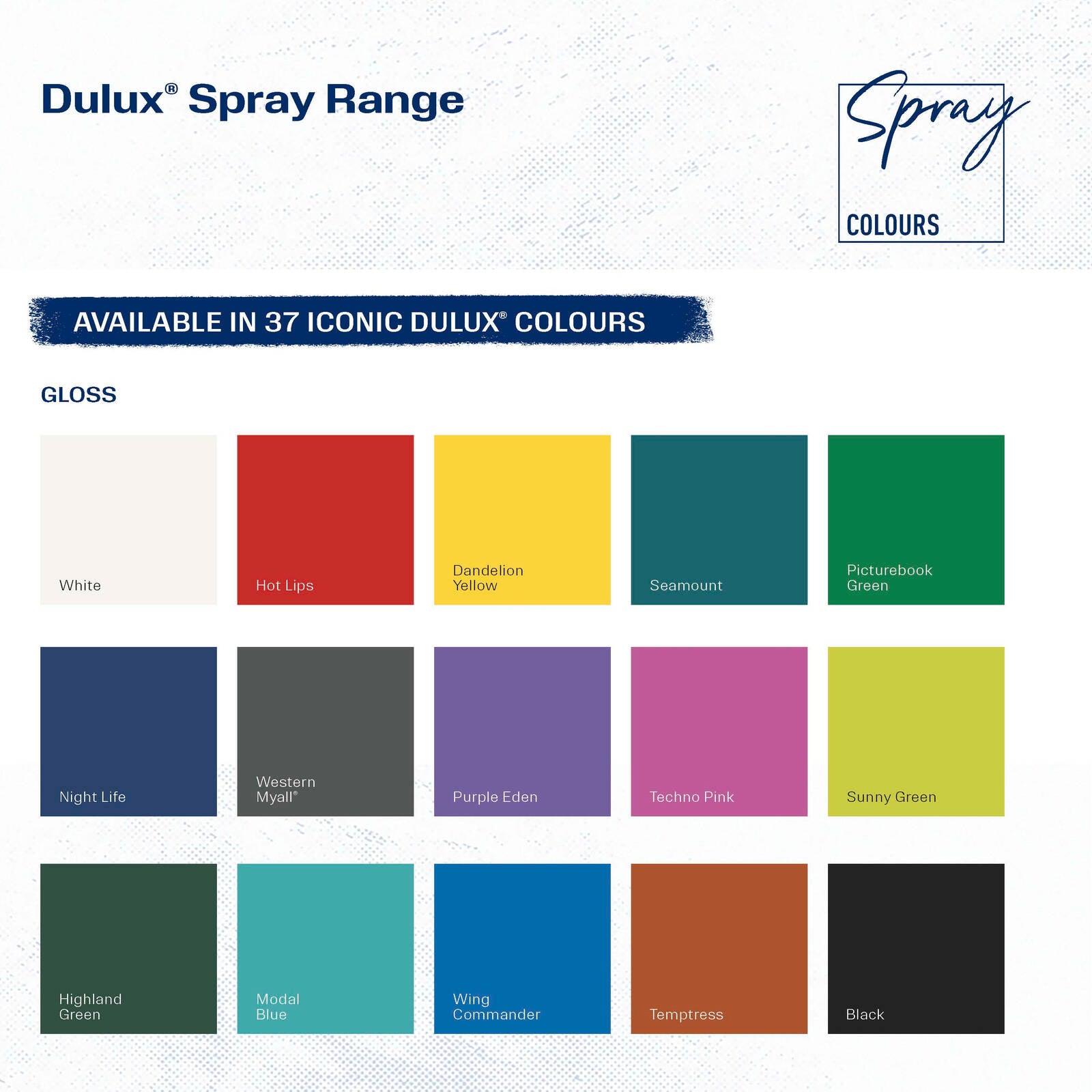 Dulux Black Satin Finish Spray Paint 340g, Indoor & Outdoor