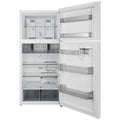 CHiQ 515L Top Mount Refrigerator - White with Two Humidity Crispers and Inverter Compressor - CTM515NW4