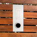 Sandelford Highlander Fence Mount Letterbox - White - Galvanised Steel - Secure Design - SuperSaverAU - view 3