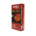 Rhino Large Nitrile Disposable Gloves - 50 Pack - Orange - Heavy Duty - Puncture Resistant - Enhanced Grip - SuperSaverAU - view 1