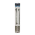 Evekare 600mm Brushed Nickel Linear Grab Rail with Concealed Flange