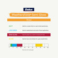 Dulux Weathershield 4L Deep Base Semi Gloss Exterior Paint