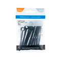 Taskmaster 6mm Black 316 Stainless Steel Lag Screw - 12 Pack