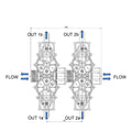 K Rain 25mm Dual Outlet Modular Solenoid Valve - 175LPM Flow Rate - Low Voltage - SuperSaverAU - view 5
