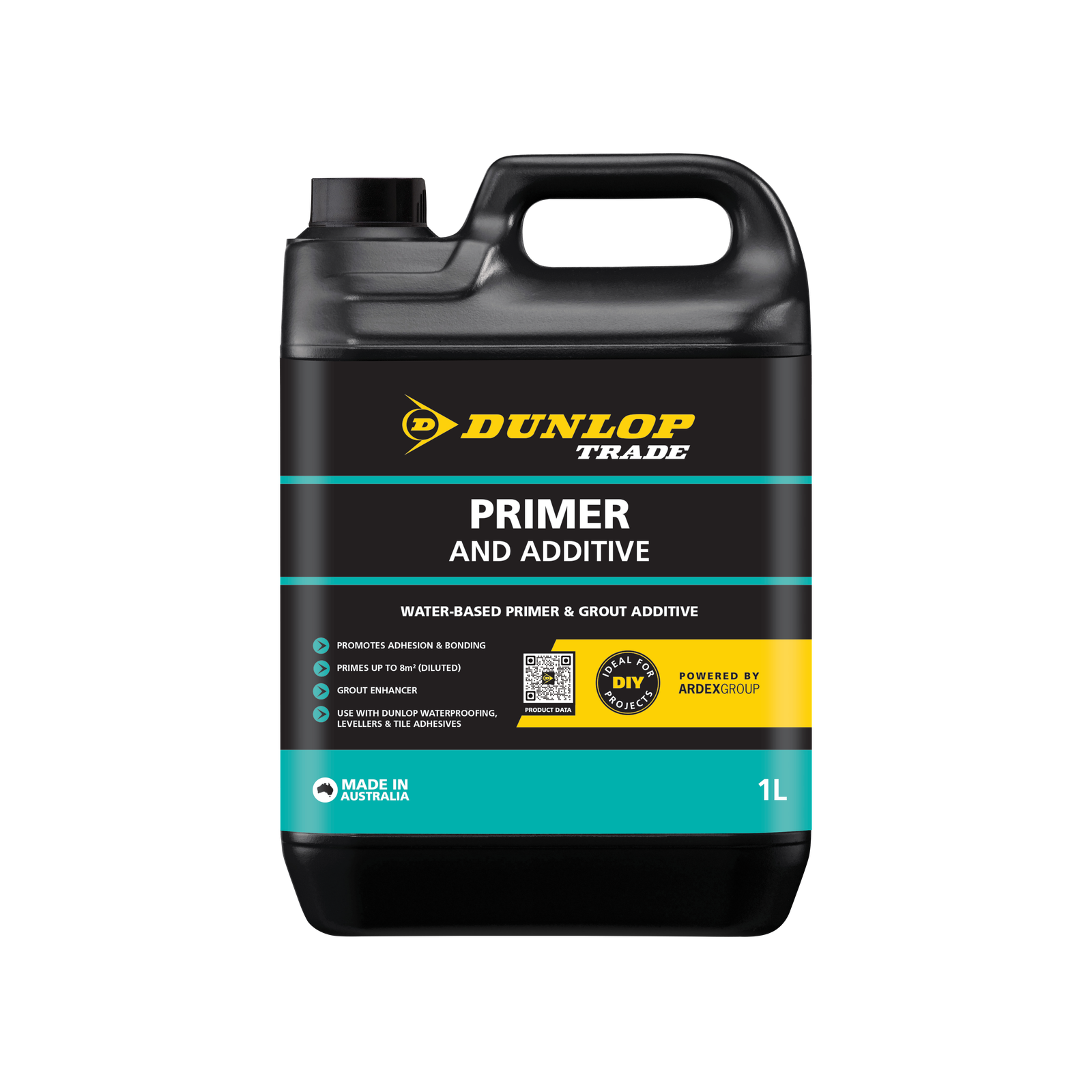 Dunlop 1L Primer & Additive, Concentrated, Tile Adhesive Primer & Grout Additive, Indoor