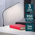 Brilliant Large Black Create Desk Lamp with Clamp - 10W - 525mm x 500mm - SuperSaverAU - view 3