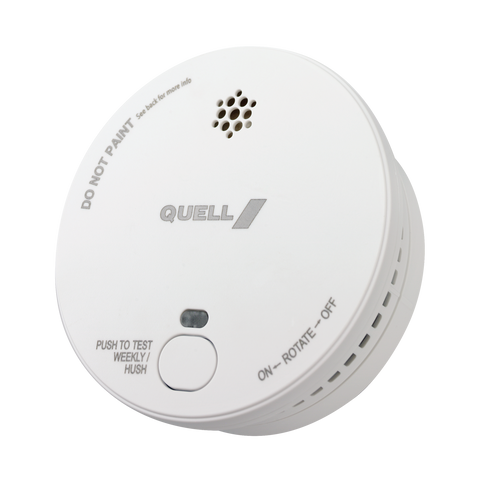 Quell 9V Q501 Photoelectric Smoke Alarm 4 Pack