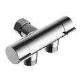 Enduraseal Chrome Double Outlet Cistern Cock - 15mm - Lead-Free Brass - WaterMark Certified - SuperSaverAU - view 1