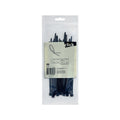 Click Releasable Cable Tie 150mm Black 25 Pack - UV Resistant Nylon 66 - SuperSaverAU - view 2