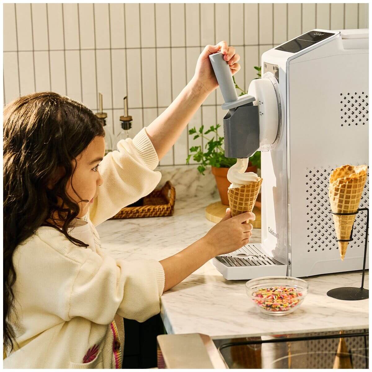Cuisinart Frost Fusion 6-in-1 Soft Serve and Slushy Maker - No Pre-Freezing, SilentCool - ICE-200XA