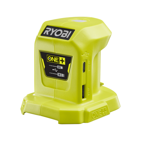 Ryobi 18V ONE+ Compact USB Power Source - Portable Charging Solution - 76mm x 81mm x 93mm - SuperSaverAU - view 1