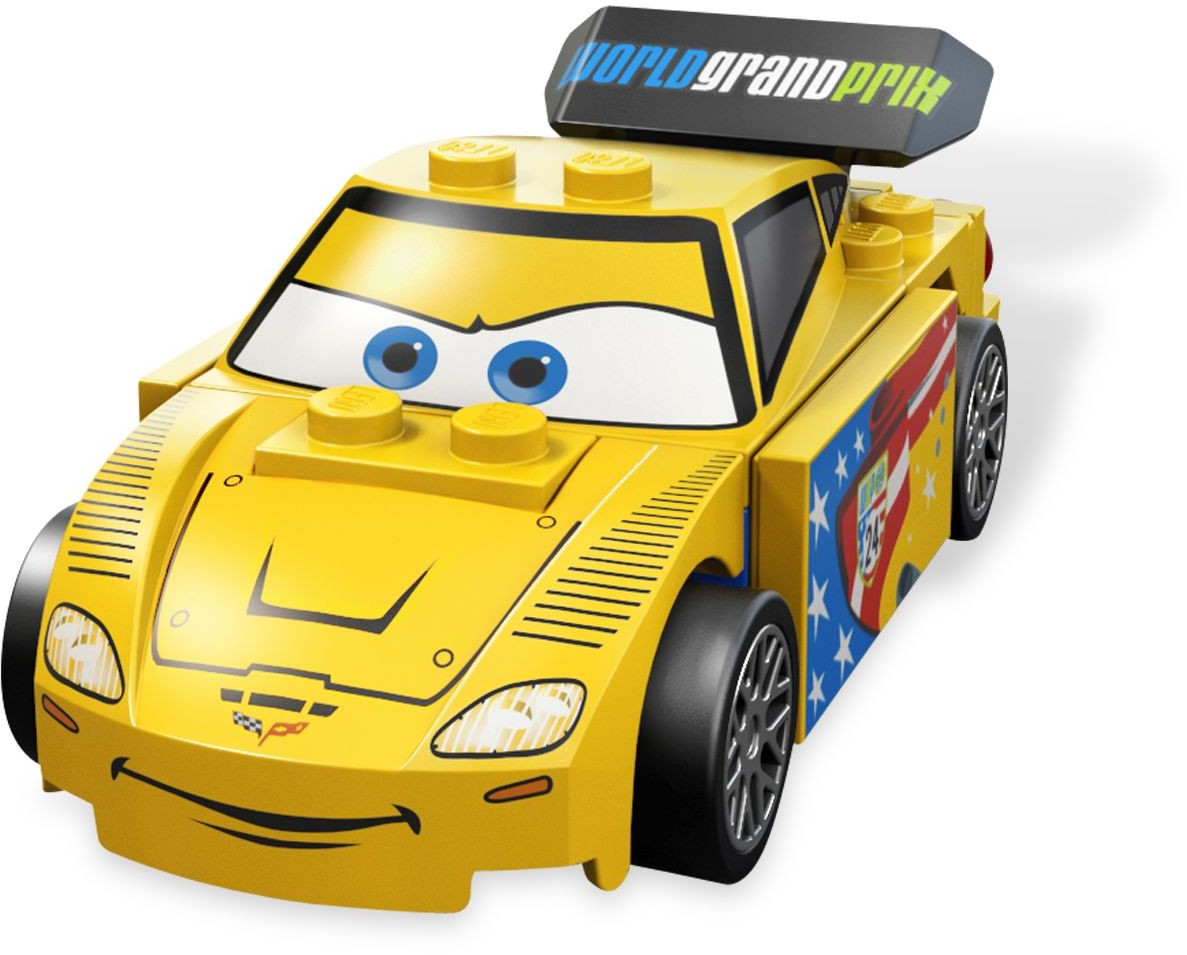 LEGO Cars 9481 Jeff Gorvette- Auzzi Store