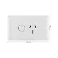 Deta 15A Solid Plate Single Power Point - Standard Size - Polycarbonate - Durable - SuperSaverAU - view 4