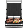Breville AdjustaGrill & Sear Grill and Sandwich Maker - Flat & Ribbed Cooking, 2200W - LGR350BSS