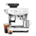Breville Barista Touch Impress Coffee Machine - 13 Presets, Auto MilQ, Sea Salt White - BES881SST2IAN2