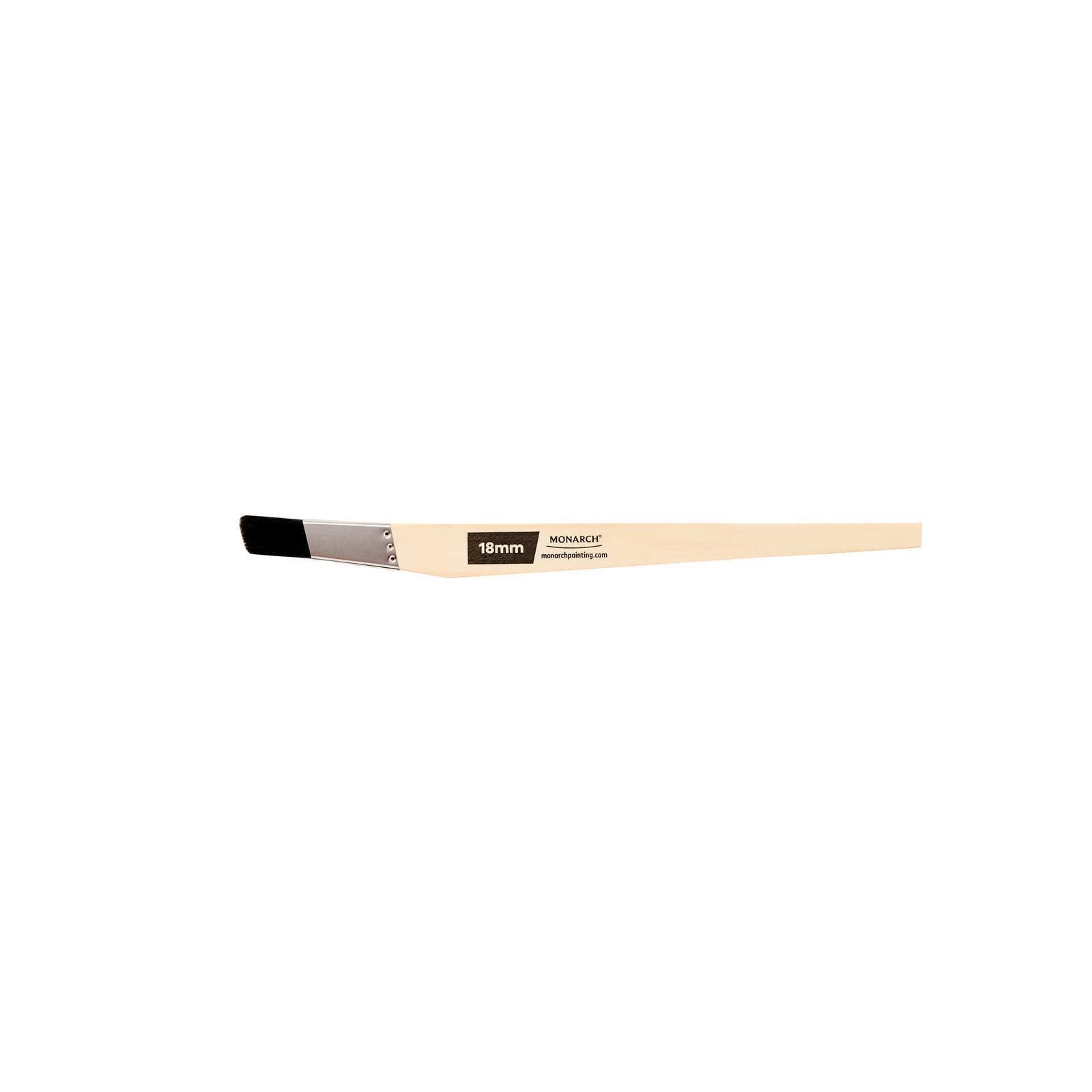 Monarch 18mm ABC Synthetic Bevel Liner Paint Brush Stainless Steel Ferrule