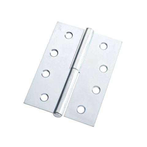 Lane Zinc Plated Right Handed Lift Off Hinge 100 x 76 x 1 6mm Durable - SuperSaverAU - view 1